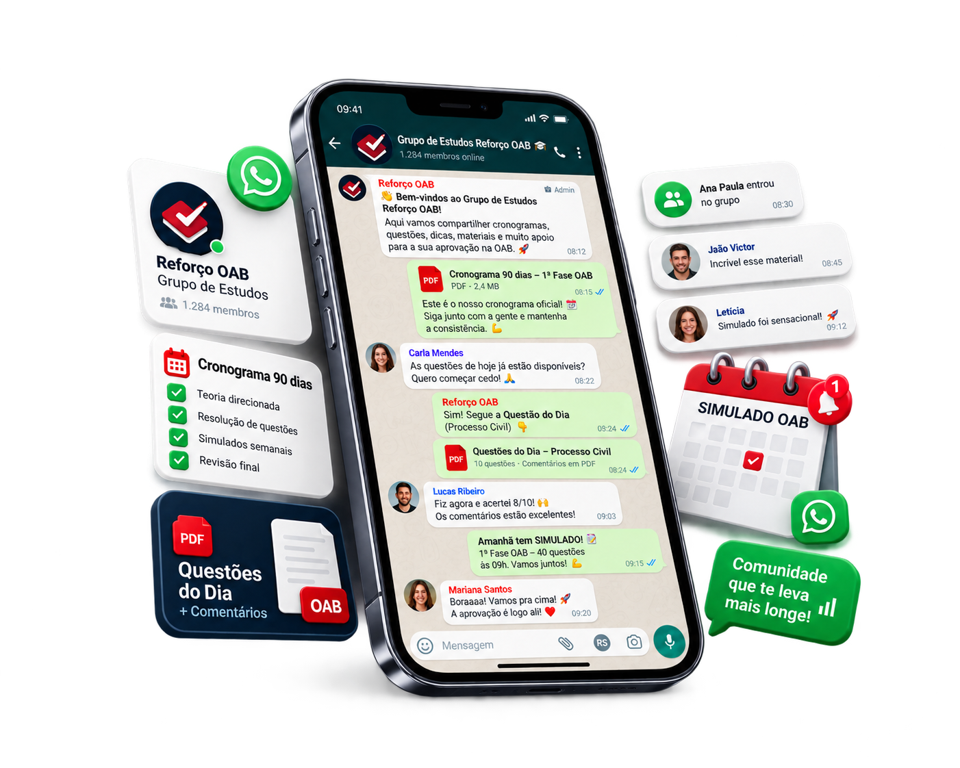 Acesso ao nosso grupo de alunos no WhatsApp