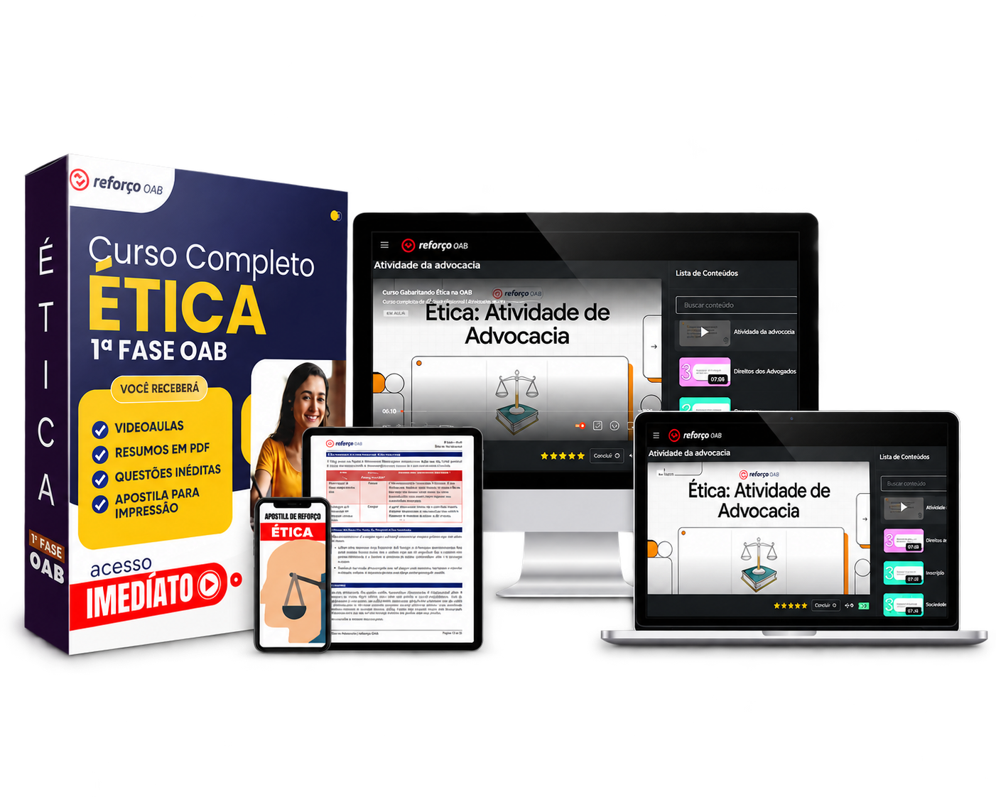 Curso completo de Ética Profissional — videoaulas, apostila e plataforma